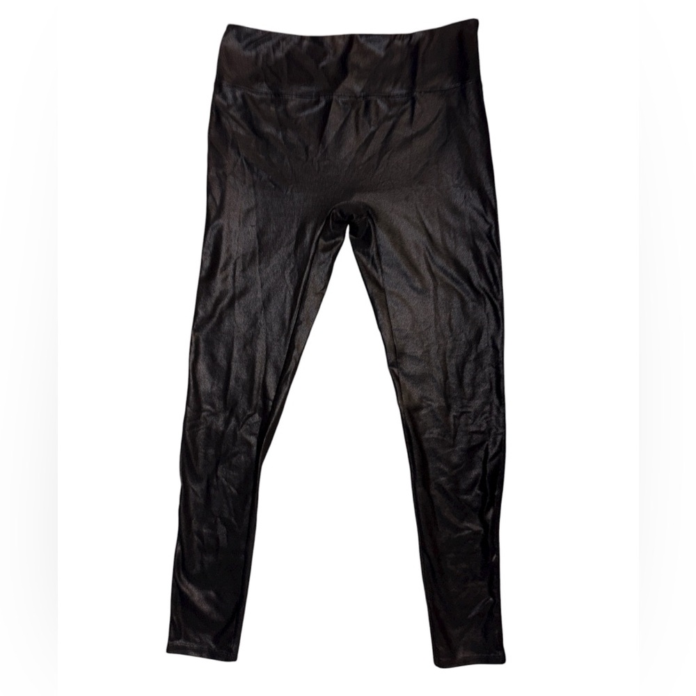 Women’s Black Shiny Leggings